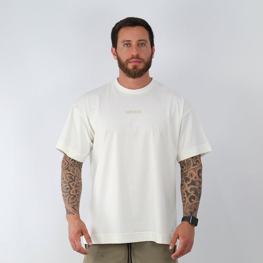 Camiseta Oversized Creme