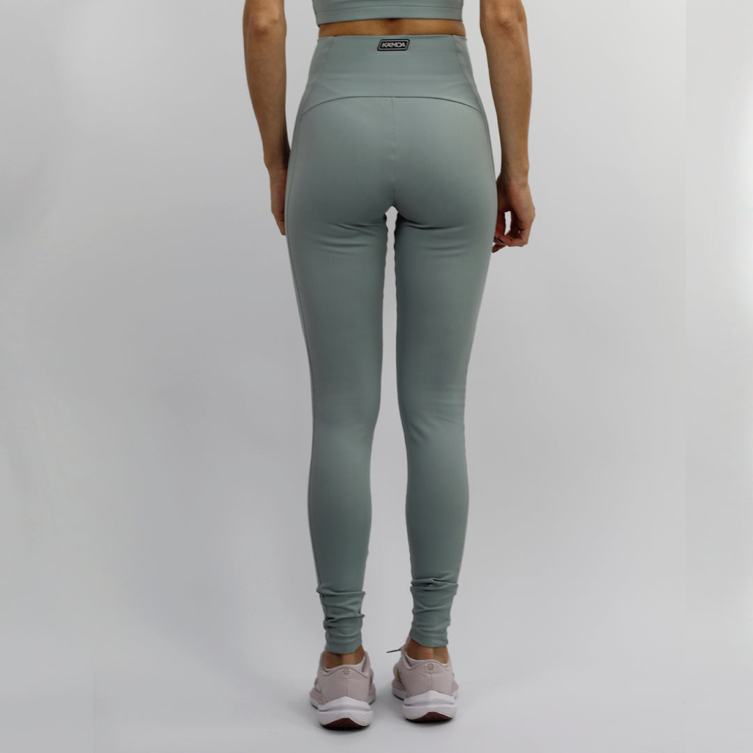 Calça Legging Cinza Azulado